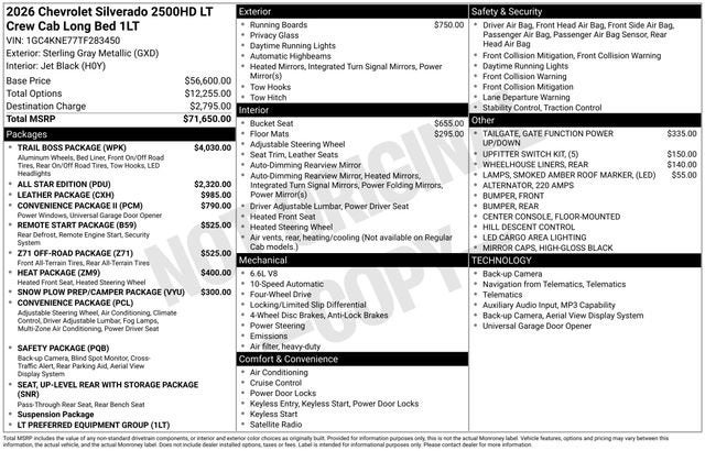 2026 Chevrolet Silverado 2500 HD LT