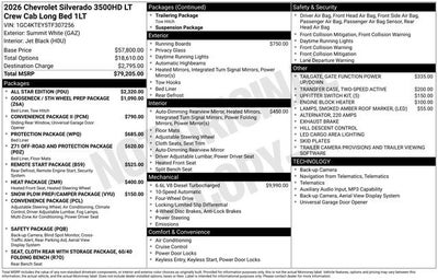 2026 Chevrolet Silverado 3500 HD LT