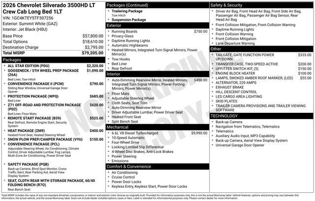 2026 Chevrolet Silverado 3500 HD LT