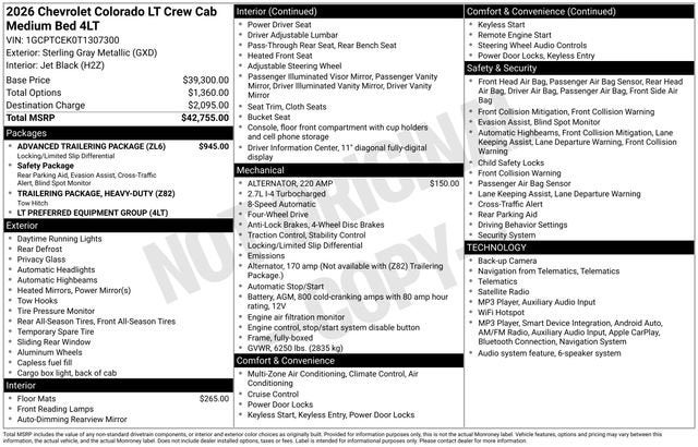 2026 Chevrolet Colorado LT