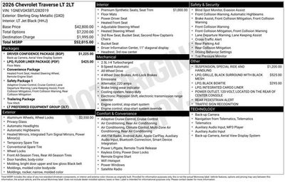 2026 Chevrolet Traverse LT
