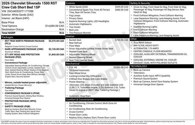 2026 Chevrolet Silverado 1500 RST