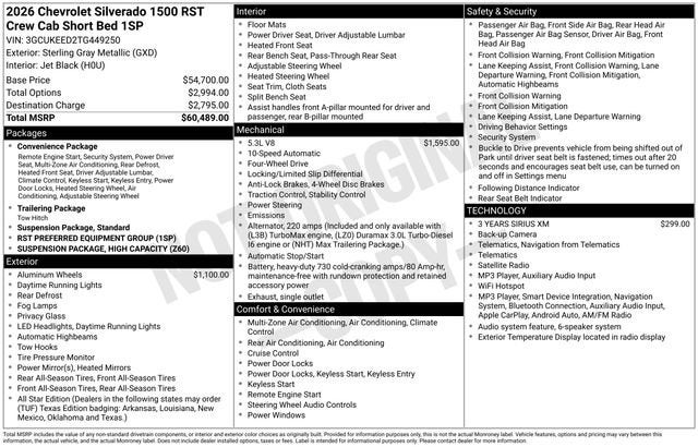 2026 Chevrolet Silverado 1500 RST