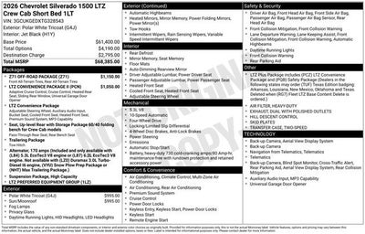 2026 Chevrolet Silverado 1500 LTZ