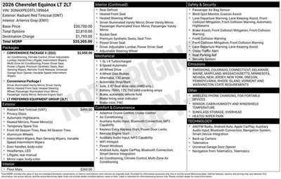 2026 Chevrolet Equinox LT