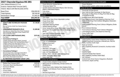 2027 Chevrolet Equinox RS