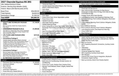 2027 Chevrolet Equinox RS
