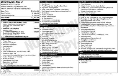 2026 Chevrolet Trax LT