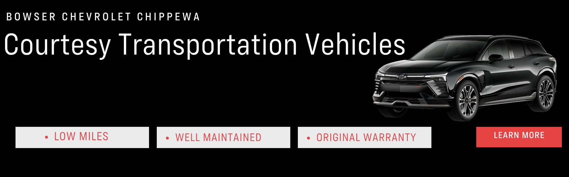 Chevrolet Courtesy Transportation Vehicles