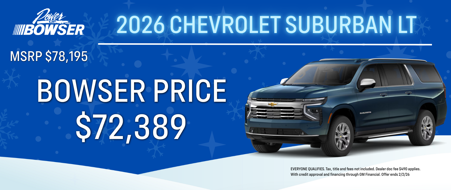 2026 chevrolet suburban