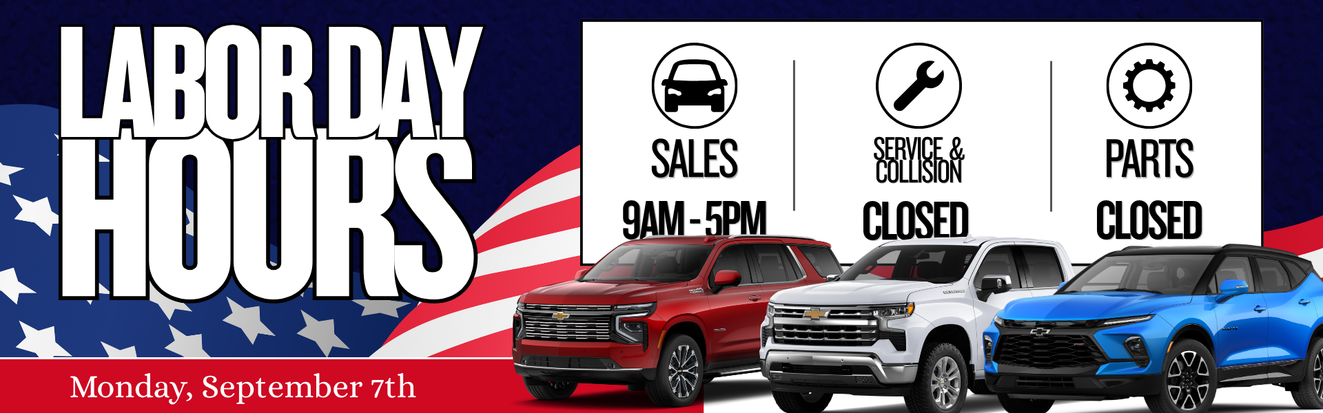 Labor Day Hours
